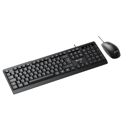 Aula AC101 Kablolu Türkçe Q Klavye ve 1200 DPI Optik Mouse Seti - 2