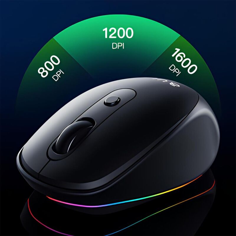 Aula AC208 Rainbow 2.4GHz Kablosuz Şarjlı Türkçe Q Klavye / Mouse ve Mousepad Seti - 4