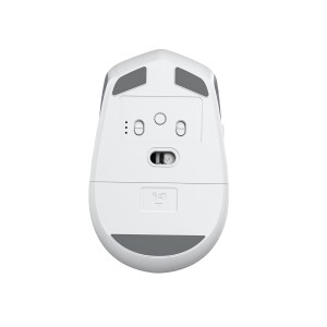 Aula AM204 Çift Modlu Bluetooth ve Kablosuz 1600DPI Şarj Edilebilir Optik Mouse Beyaz - 2