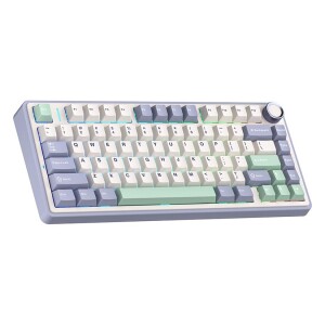 Aula F75 Mekanik RGB TKL Gray Switch Kablosuz Makrolu Hot Swap Klavye Pastel - 3