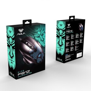 Aula F812 7200DPI RGB 7 Tuşlu Makro Optik Gaming Oyuncu Mouse - 8