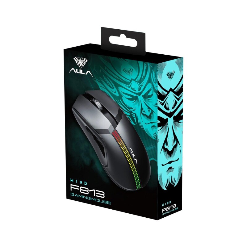 Aula F813 4800DPI RGB 2.4GHz Kablosuz Optik Gaming Oyuncu Mouse - 5