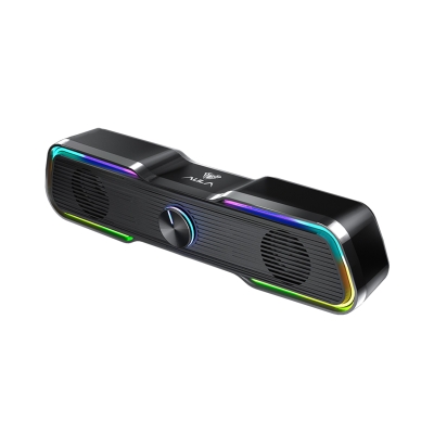 Aula N-169B AUX Stereo 2.0 RGB Masaüstü Gaming Oyuncu Hoparlör Speaker - 1