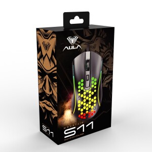 Aula S11 3600DPI RGB Optik Oyuncu Gaming Mouse - 5