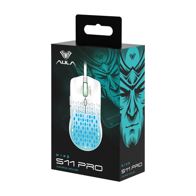 Aula S11 Pro 3600DPI RGB Optik Gaming Mouse Mavi - 7