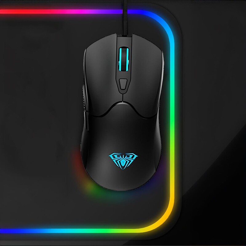 Aula S13 3600DPI RGB Optik Oyuncu Gaming Mouse - 5