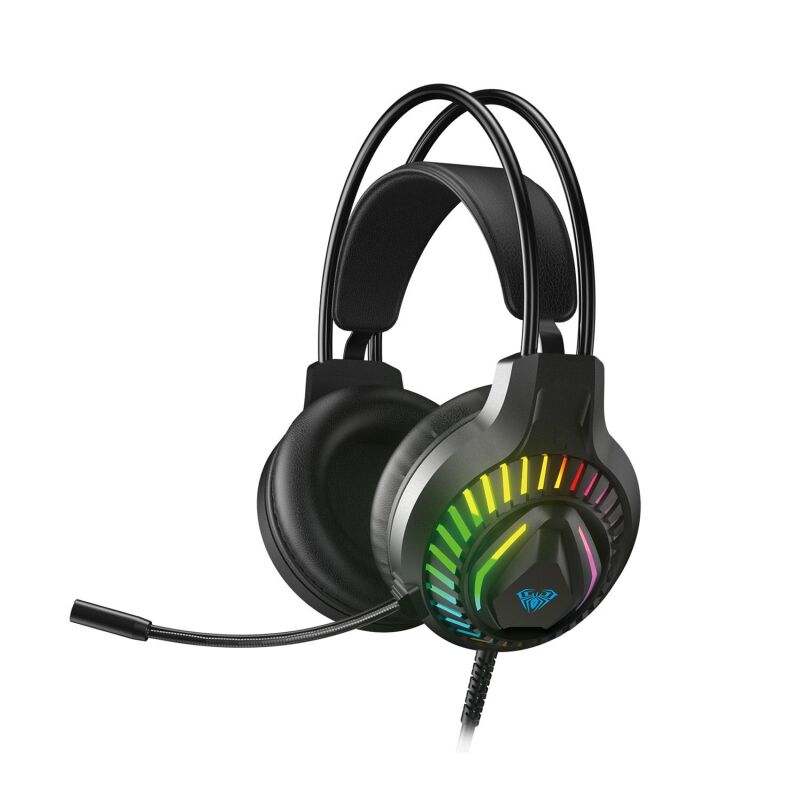 Aula S605 Rainbow 3.5mm Jack + USB Gaming Mikrofonlu Oyuncu Kulaklığı - 1