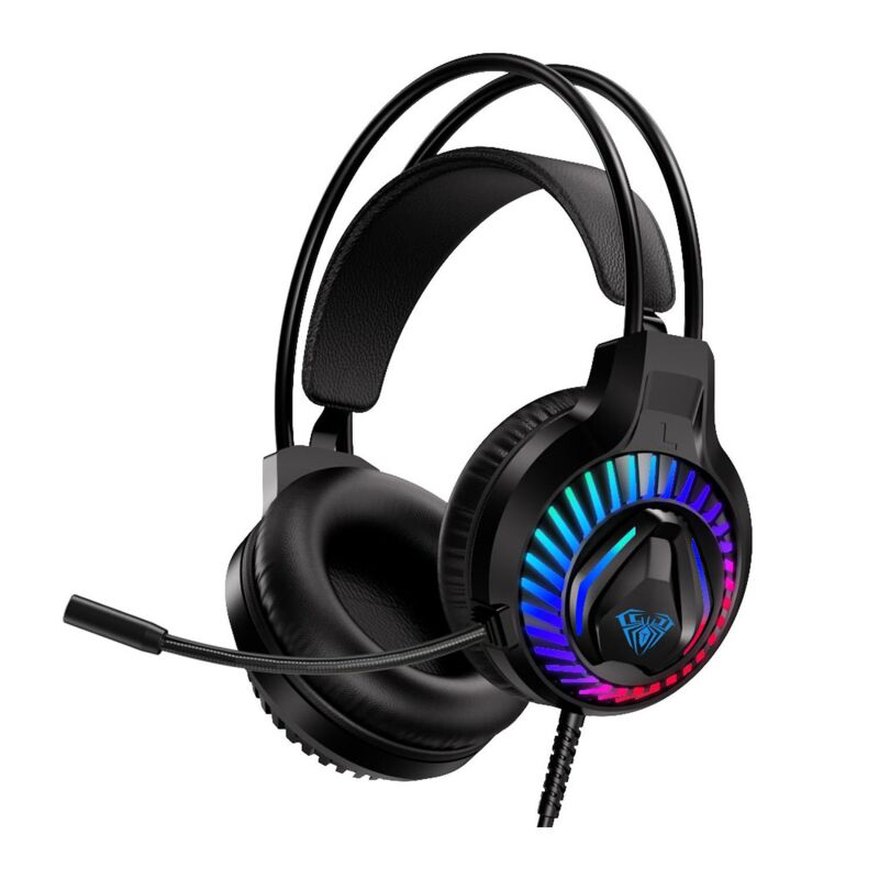 Aula S605 Rainbow 3.5mm Jack + USB Gaming Mikrofonlu Oyuncu Kulaklığı - 2