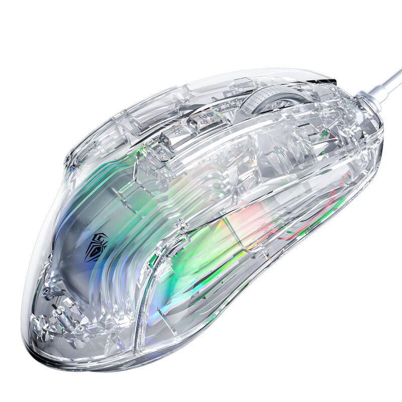 Aula S80 7200DPI 7 Tuşlu RGB Şeffaf Optik Oyuncu Gaming Mouse - 3