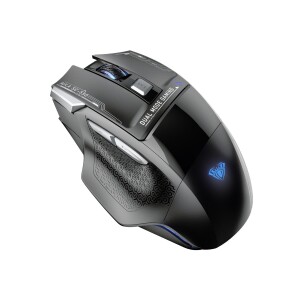 Aula SC550 4800DPI 7 Tuşlu Makrolu 2.4GHz Kablosuz Optik RGB Oyuncu Mouse Siyah - 2