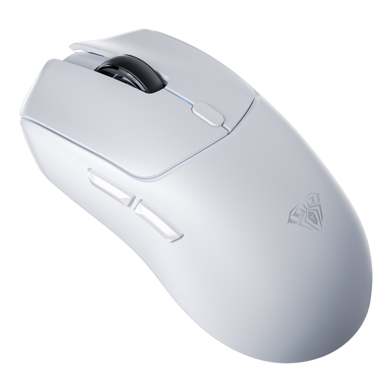 Aula SC580X Lightweight PAW3395 Sensor 10000 DPI 1000Hz Kablolu ve Kablosuz Gaming Oyuncu Mouse Beyaz - 1