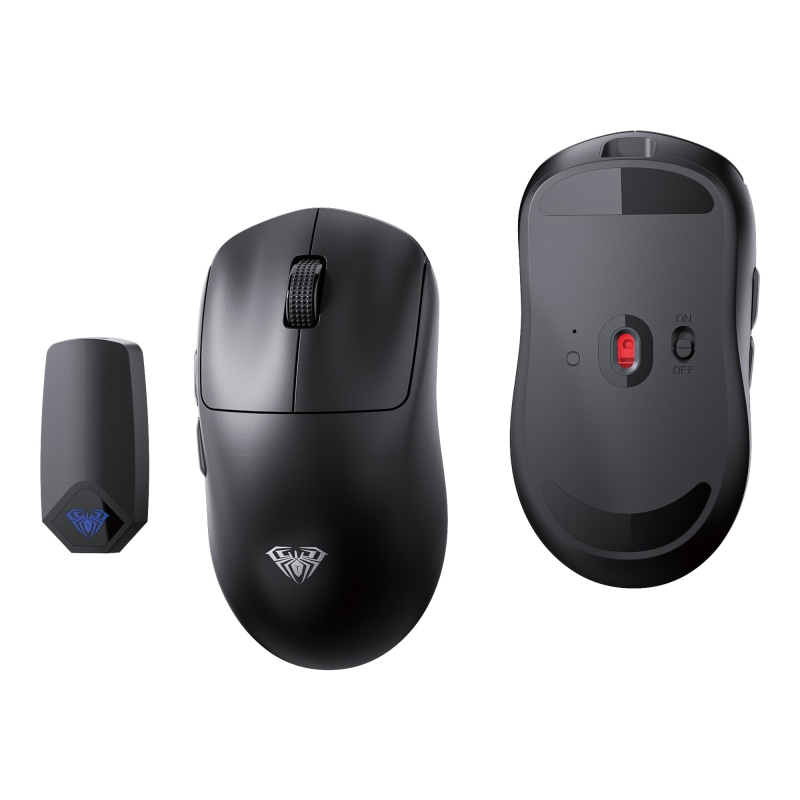 Aula SC800 Lightweight PAW3395 Sensor 26000 DPI 8000Hz Kablolu ve Kablosuz Gaming Oyuncu Mouse Siyah - 2