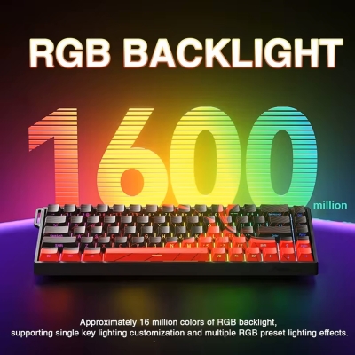 Aula Win60 He Max Manyetik Klavye Rapid Trigger Graywood Swtich 8000Hz RGB TKL Hot Swap Oyuncu Klavyesi Mavi - 5