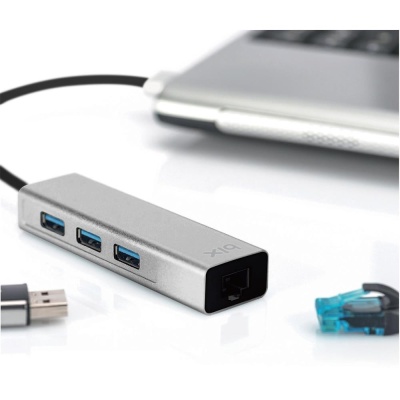 Bix 10/100/1000Mbps RJ45 Ethernet Dönüştürücü USB 3.0 Çoklayıcı Adaptör - 2