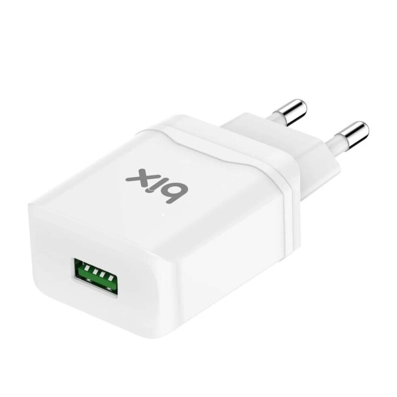 Bix 18W QC 3.0 Hızlı Şarj Cihazı ve Type-C USB Kablo Beyaz - 2