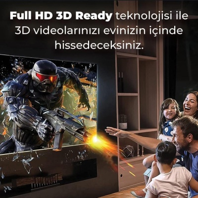 Bix 4K@60Hz 18 Gbps Veri Aktarım Destekli HDMI 2.0 Kablo 3 Metre - 3