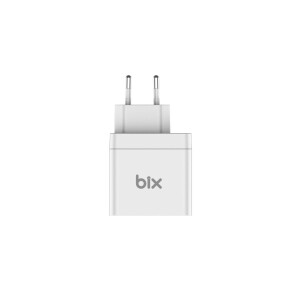 Bix 65W PD Hızlı Şarj Adaptörü - E-Mark Çipli 2 Metre USB-C Kablo - 5