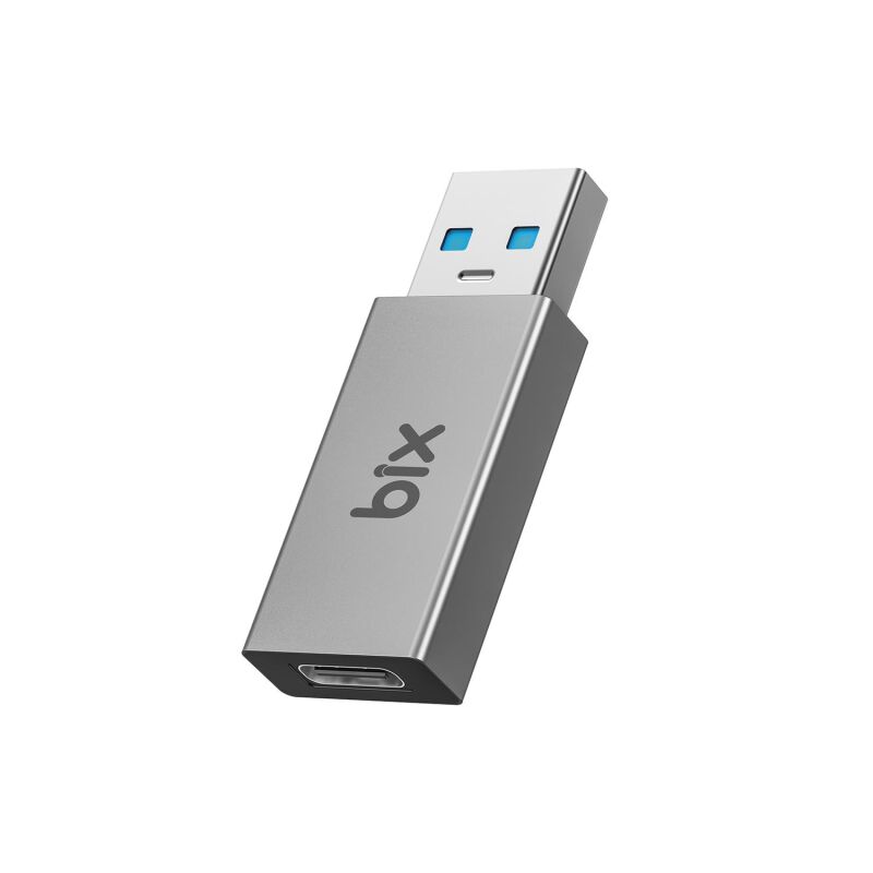 Bix ADP-03 USB-A 3.0 to Type-C 5A Hızlı Şarj Destekli Çevirici Dönüştürücü Adaptör - 1