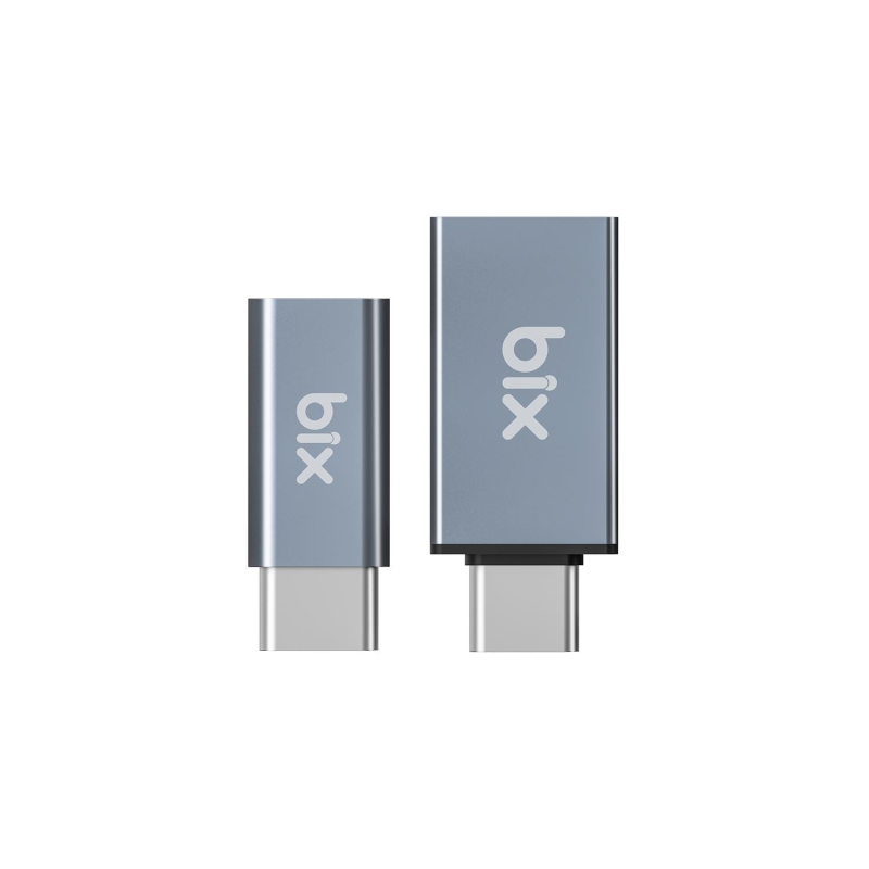 Bix ADP-04 Type-C to Micro USB ve USB-A 3.0 Çevirici Dönüştürücü Adaptör - 4