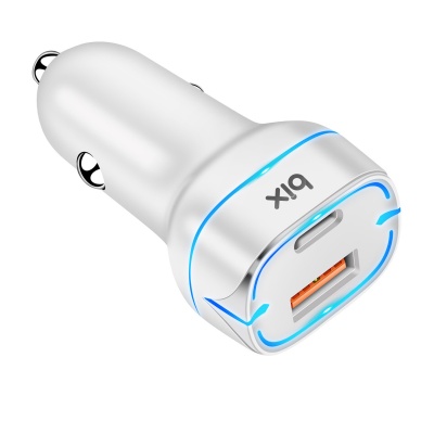 Bix BX-CCP36WT 36W QC 3.0 USB PD Araç İçi Hızlı Şarj Adaptörü Beyaz - 2