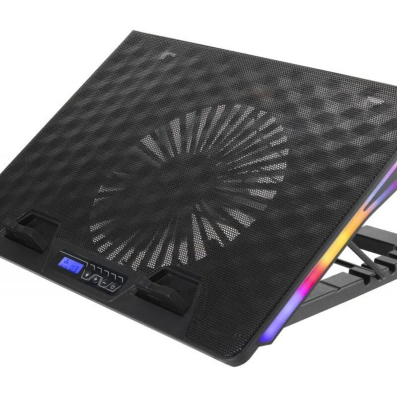 Bix BX-CP01G RGB Aydınlatmalı Dijital Kademeli Gaming Notebook Soğutucu - 5