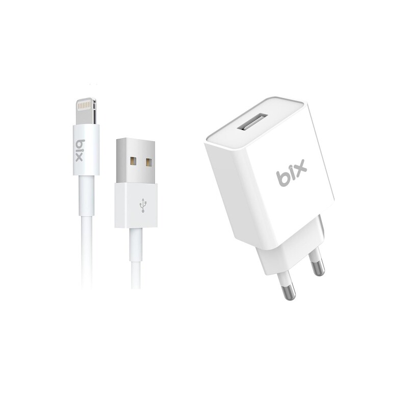 Bix BX-L10TA USB Şarj Cihazı ve Lightning Data Şarj Kablosu - 1