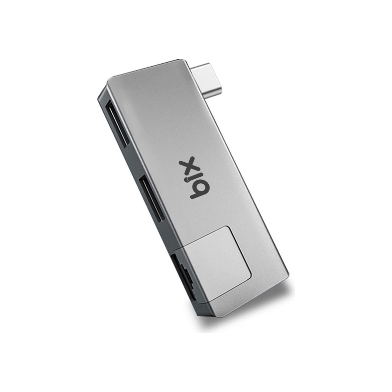 Bix BX21HB Type-C to USB 3.2 USB 2.0 RJ45 Dönüştürücü Adaptör - 1