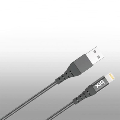 Bix Güçlendirimiş Apple Lightning Şarj ve Data Kablosu Beyaz - 3