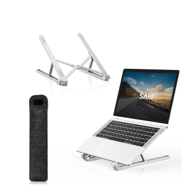 Bix Saiji X2 Taşıma Çantalı Alüminyum Notebook Laptop Standı Silver - 7