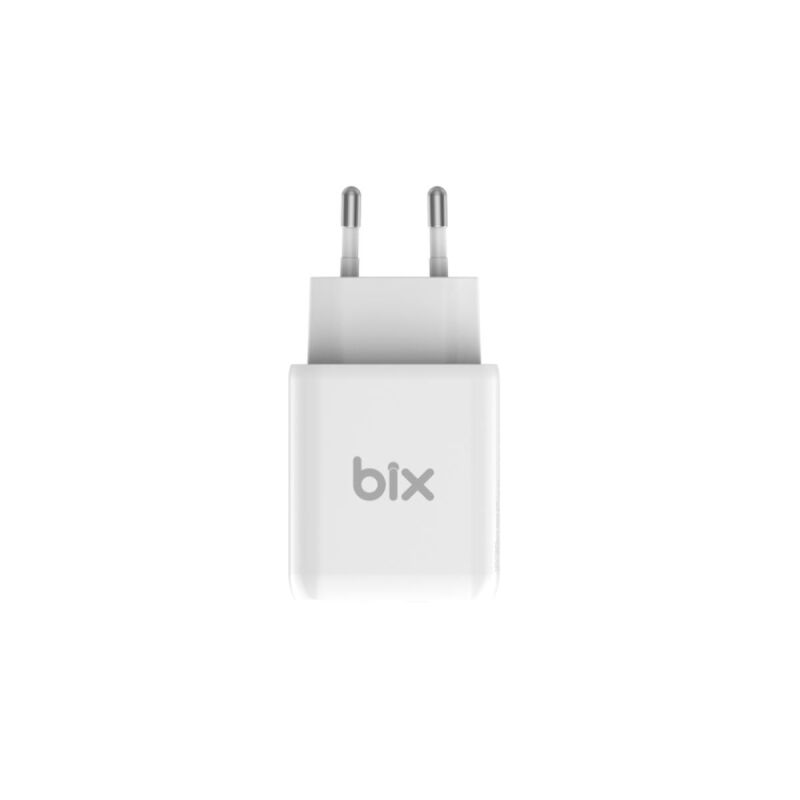 Bix ZH-2U41T 25W USB Type-C PD Çift Portlu Hızlı Şarj Cihazı Beyaz - 1