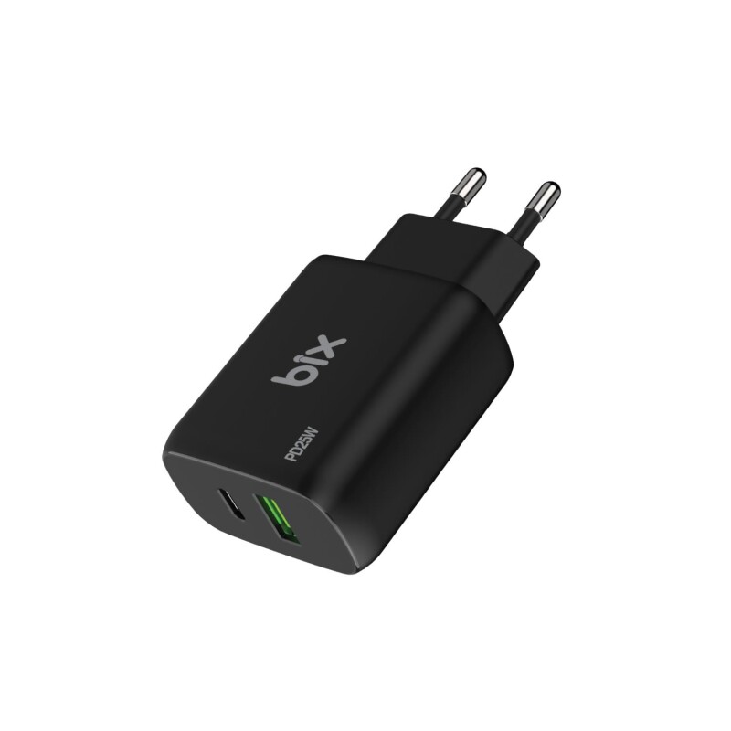 Bix ZH-2U41T 25W USB Type-C PD Çift Portlu Hızlı Şarj Cihazı Siyah - 4