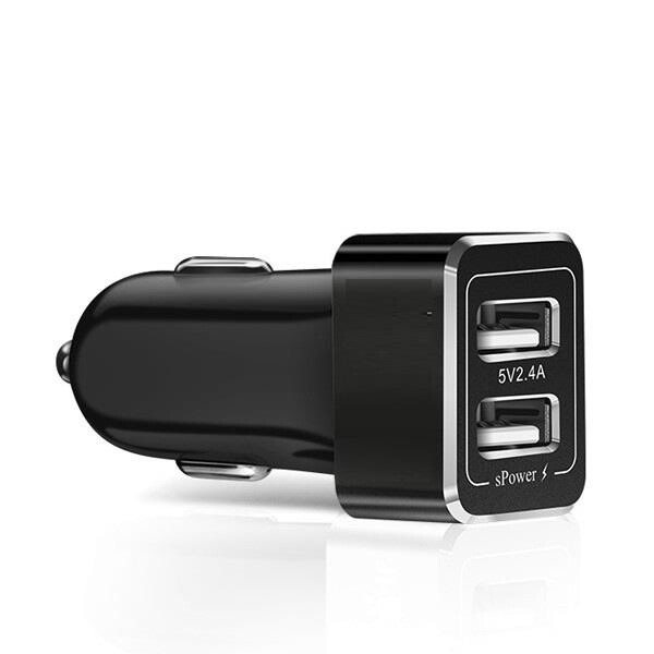 BlitzPower Çift USB Çıkışlı 2.4A Universal Hızlı Araç Şarj Cihazı Gümüş - 3