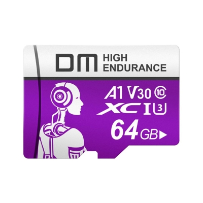 DM 64GB Class 10 A1 V30 95MB/s Micro SD Hafıza Kartı - 1