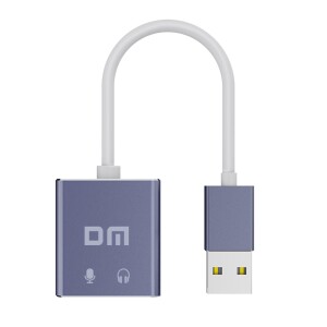 DM AD076 Harici 7.1 Kanal 3.5mm Mikrofonlu USB Ses Kartı - 2