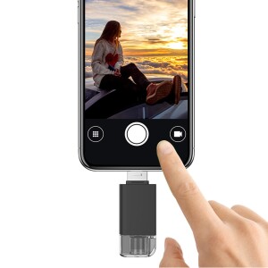 DM APD005 3 in 1 USB Type-C iPhone Flash Bellek 128GB - 9