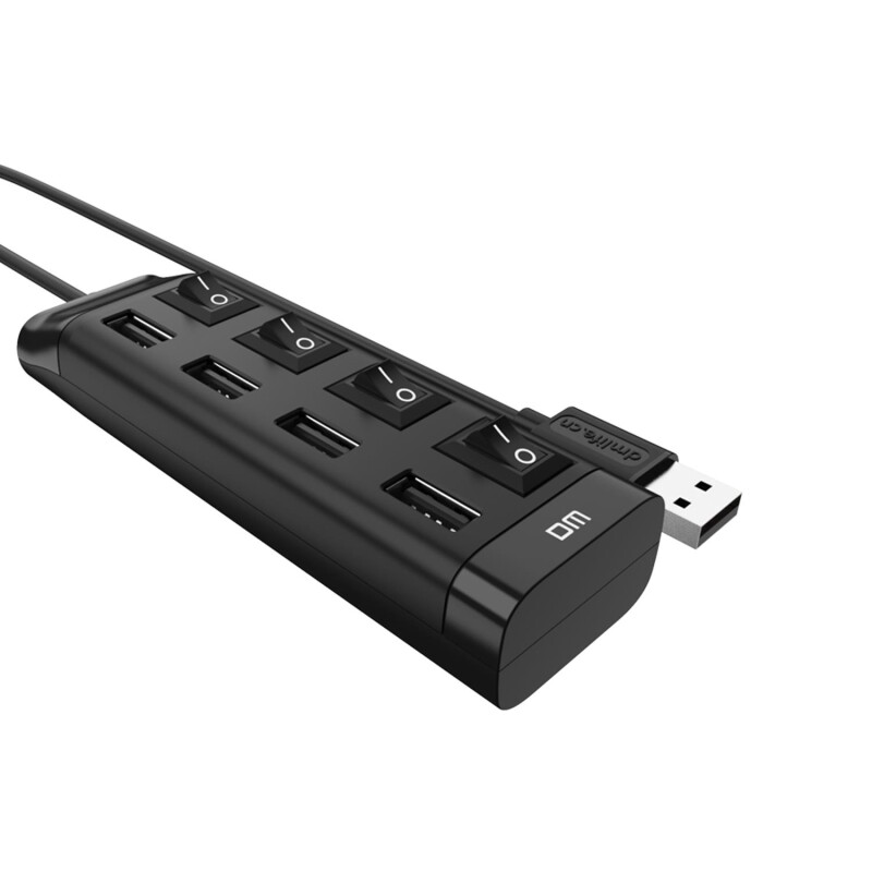 DM CHB005 4 Portlu USB 2.0 Anahtarlı Hub Çoklayıcı - 1