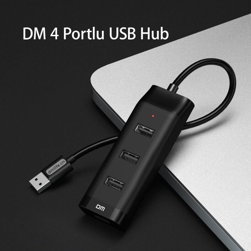 DM CHB006 USB 2.0 4 Portlu Hub Çoklayıcı - 5