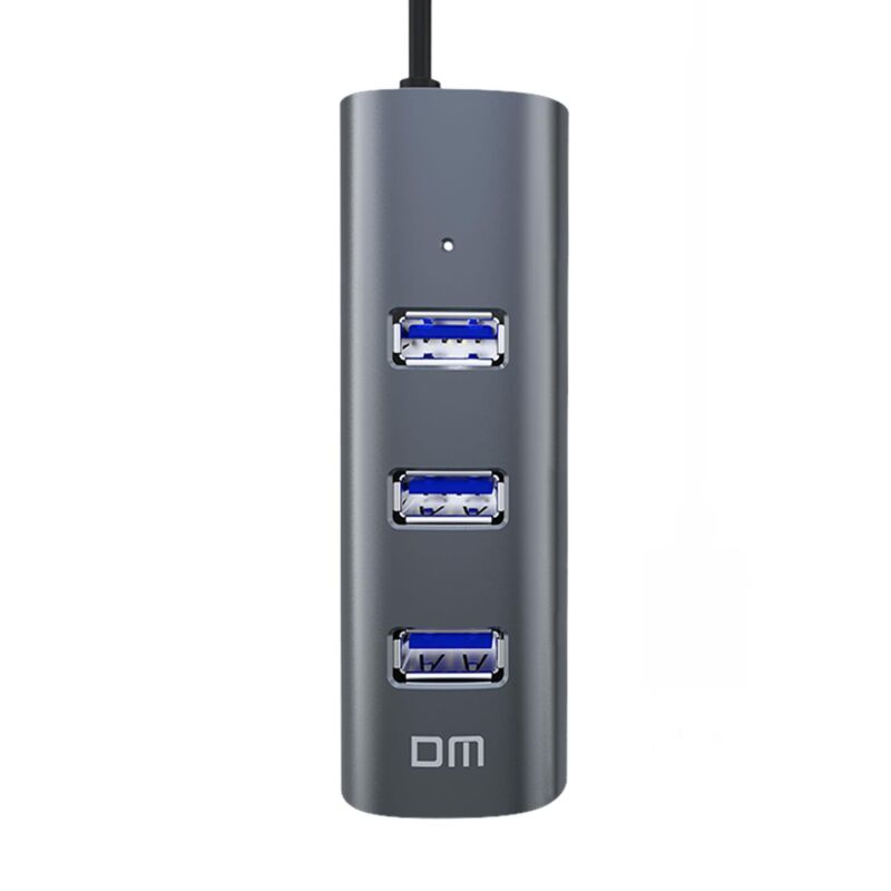 DM CHB010 Type-C to USB 3.0 4 Portlu Alüminyum Hub Çoklayıcı - 4