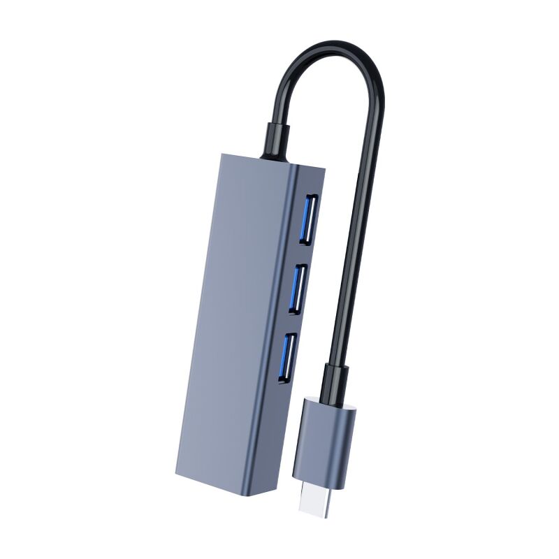 DM CHB013 Type-C to RJ45 Gigabit Ethernet ve USB 3.0 Çoklayıcı Dönüştürücü - 3