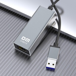 DM CHB019 USB 3.0 to RJ45 1000Mbps Gigabit Ethernet Dönüştürücü - 7