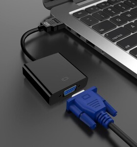 DM CHB020 HDMI to VGA Dişi Çevirici Adaptör Siyah - 7