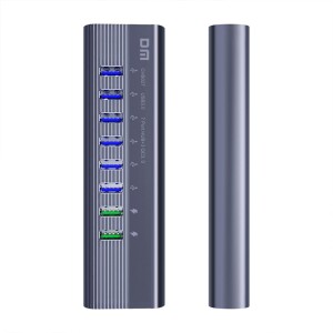 DM CHB027 10 Portlu USB3.0 + Type-C Çoklayıcı Hub - 7