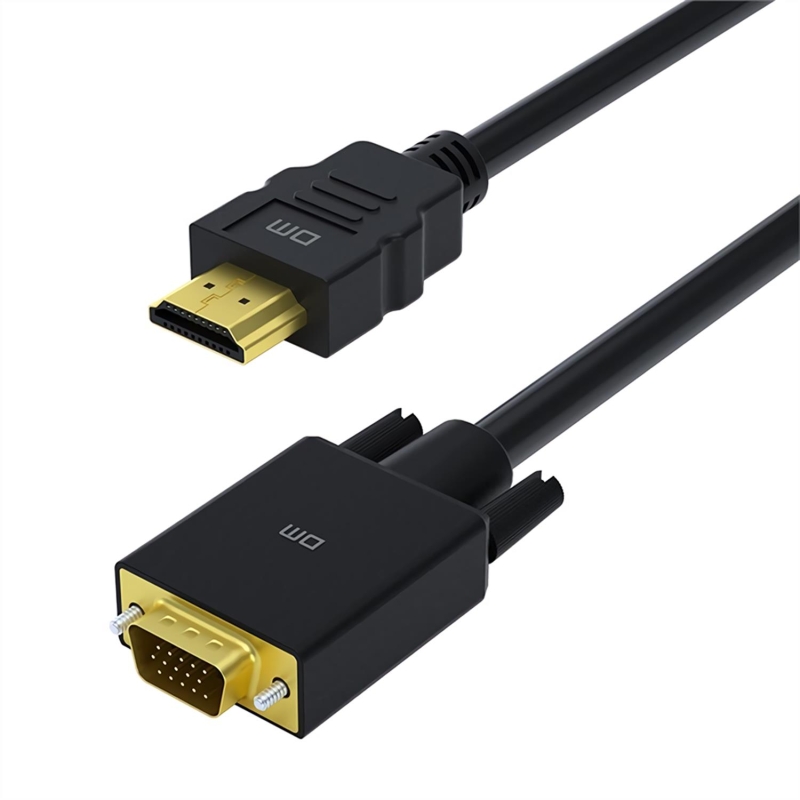 DM CHB033 HDMI to VGA Görüntü Aktarım Kablosu 1.8 Metre - 1