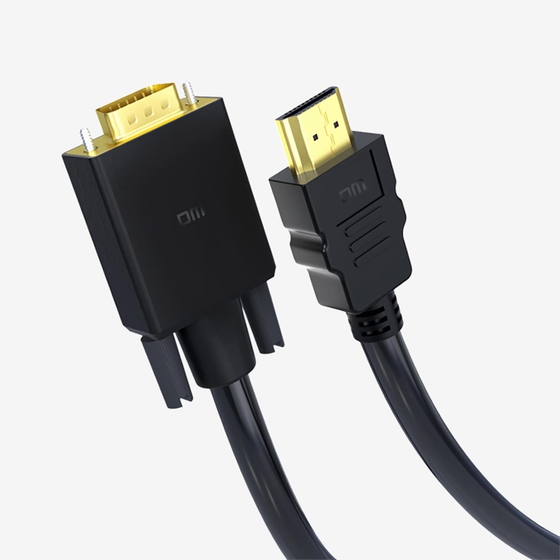 DM CHB033 HDMI to VGA Görüntü Aktarım Kablosu 1.8 Metre - 2