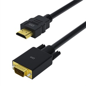 DM CHB033 HDMI to VGA Görüntü Aktarım Kablosu 3 Metre - 1