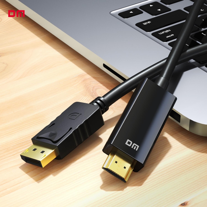 DM CHB038 4K DisplayPort to HDMI Çevirici Kablo 1.8 Metre - 4