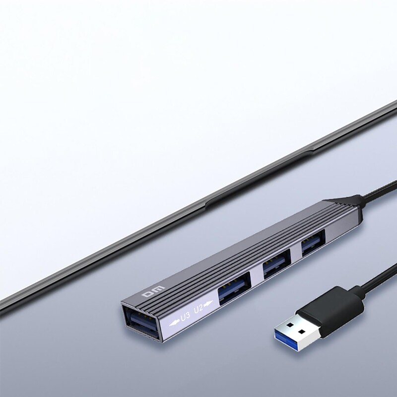 DM CHB056 USB 3.0 to 4 Portlu 3*USB 2.0 1*USB 3.0 Hub Çoklayıcı 1 Metre - 3