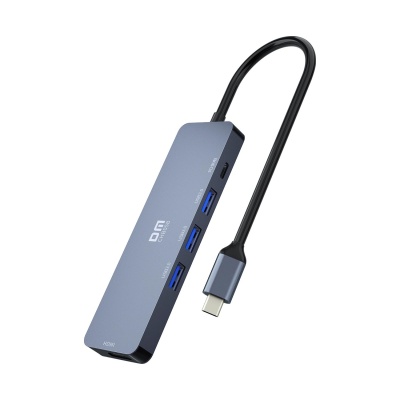 DM CHB058 Type-C to 4K HDMI 3*USB 3.0 PD Hub Dönüştürücü - 1