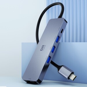 DM CHB058 Type-C to 4K HDMI 3*USB 3.0 PD Hub Dönüştürücü - 7