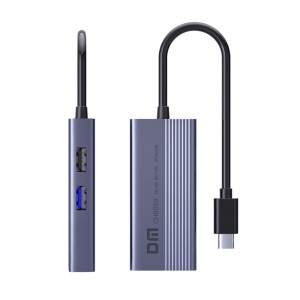 DM CHB059 Type-C to 4K HDMI 2*USB-A PD 60W SD ve Micro SD Kart Okuyucu Çoklayıcı Hub - 2